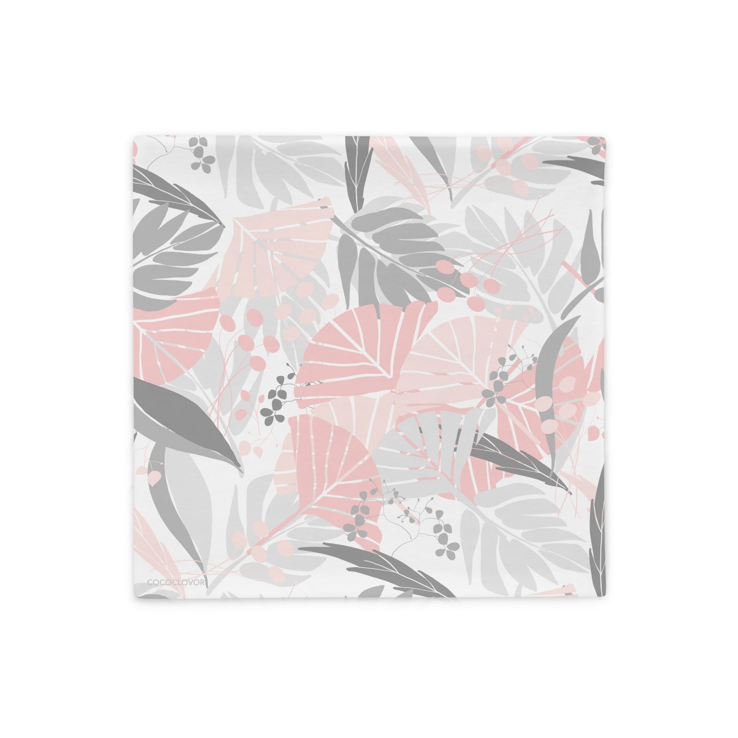 Cushion Cover - Fanfare (Pink & Grey)