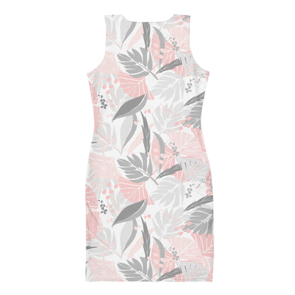 Bodycon dress - Fanfare (Pink & Grey)