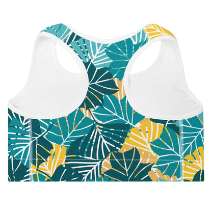 Sports Bra - Clover (Yellow Blue)