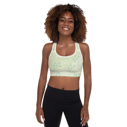 Sports Bra - Sprouts (Green)