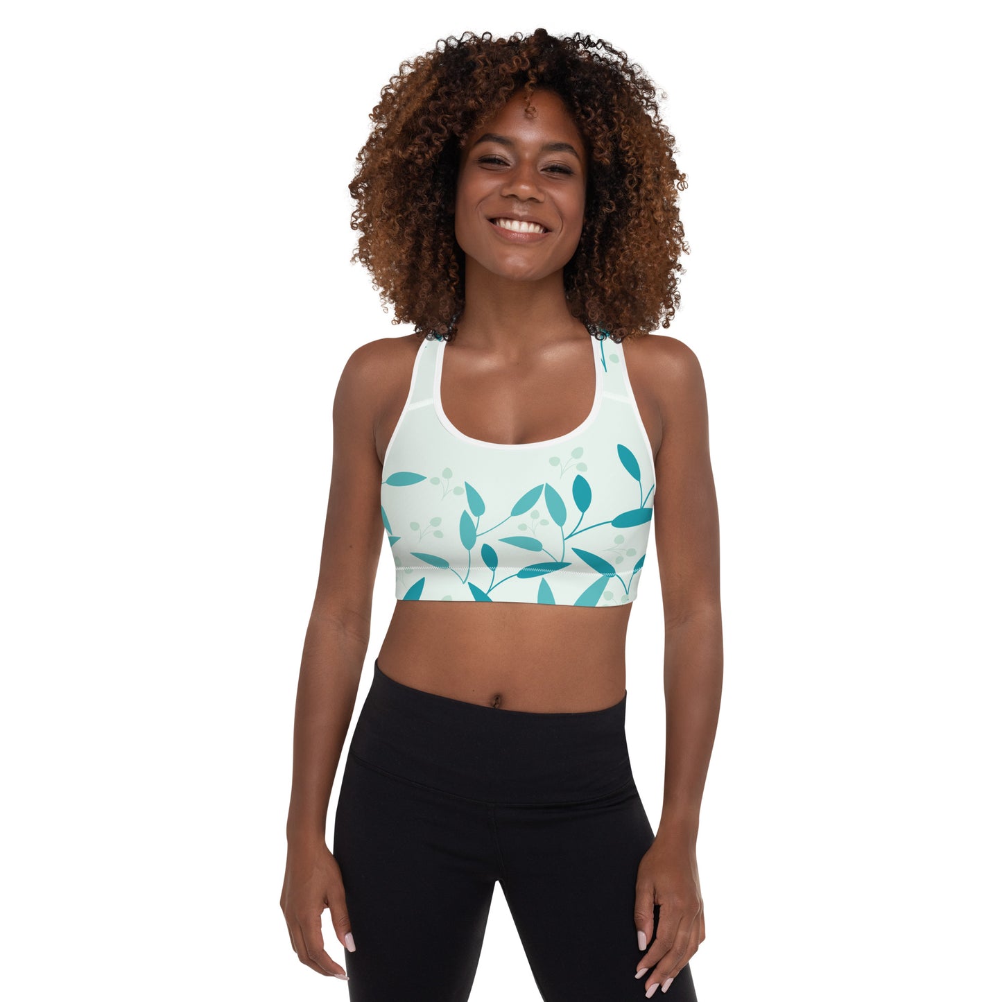 Sports Bra - Flora (Blue)