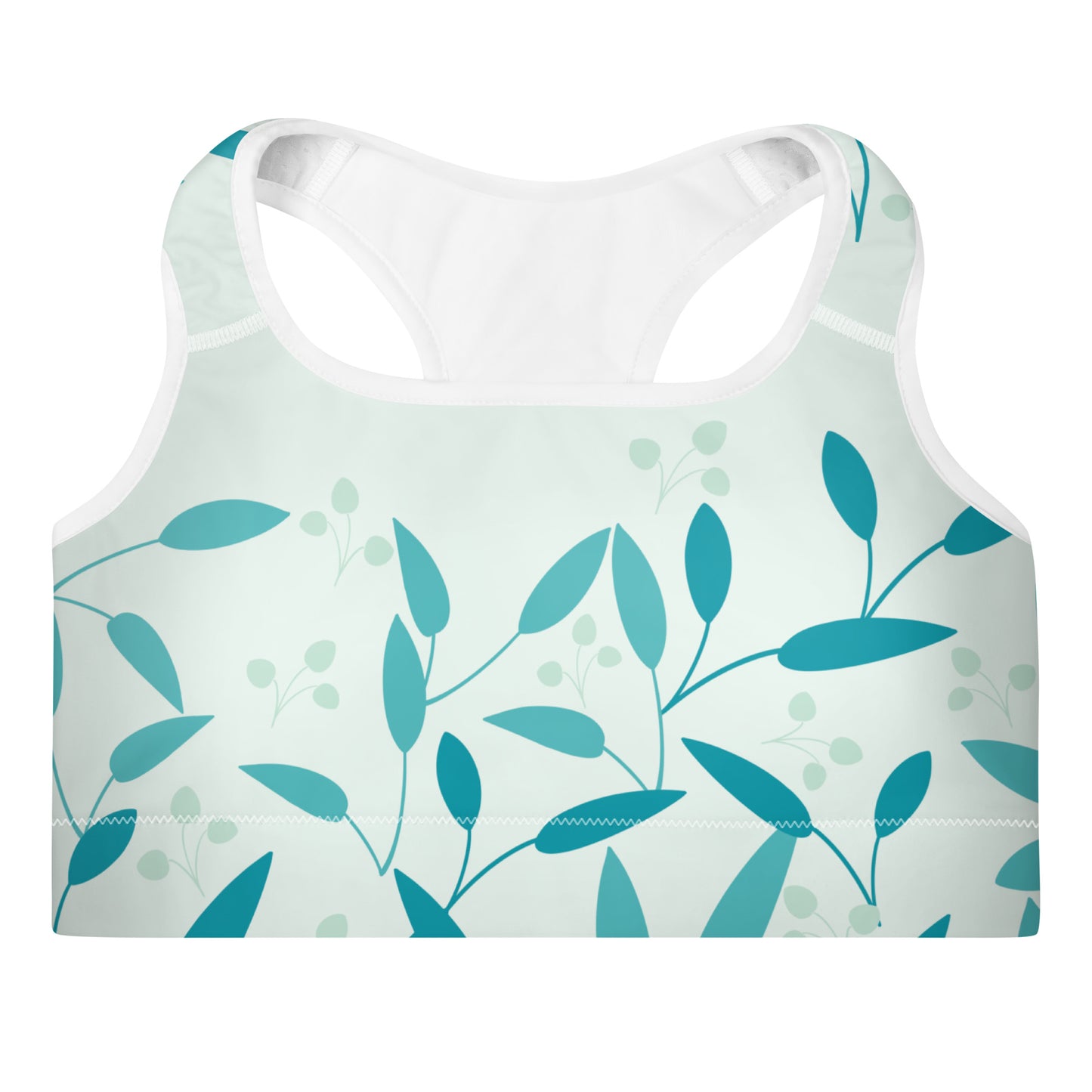 Sports Bra - Flora (Blue)