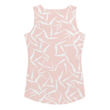 Tank Top - Leaves (Pink)