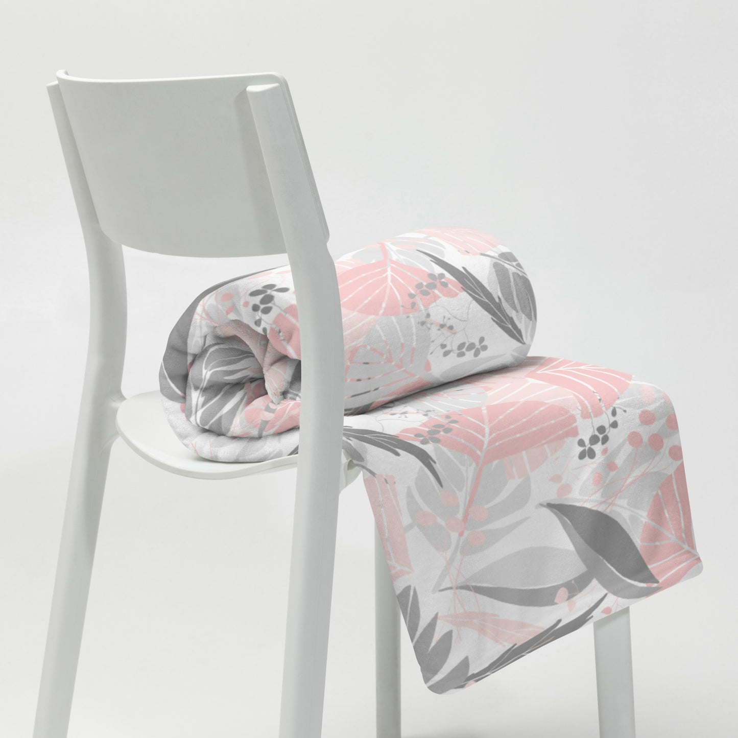 Throw Blanket - Fanfare (Pink & Grey)